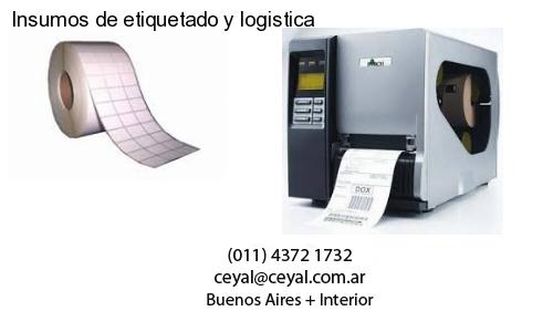 Insumos de etiquetado y logistica