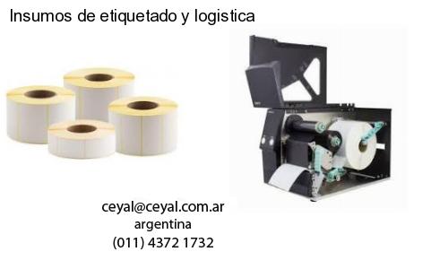 Insumos de etiquetado y logistica