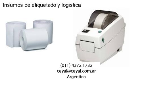 Insumos de etiquetado y logistica