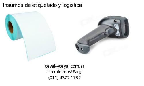 Insumos de etiquetado y logistica