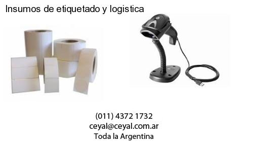 Insumos de etiquetado y logistica