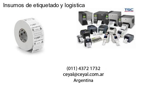 Insumos de etiquetado y logistica