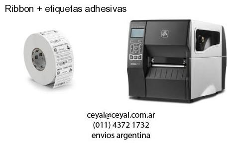 Ribbon etiquetas adhesivas