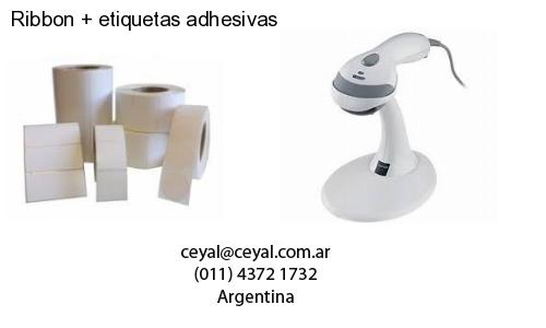 Ribbon etiquetas adhesivas