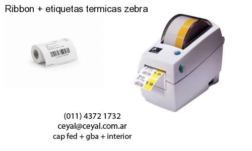 Ribbon etiquetas termicas zebra