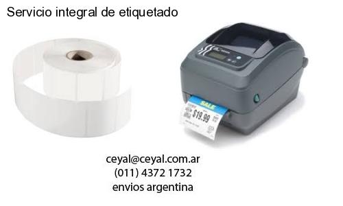 Servicio integral de etiquetado