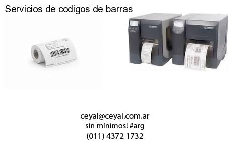 Servicios de codigos de barras