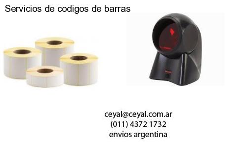 Servicios de codigos de barras