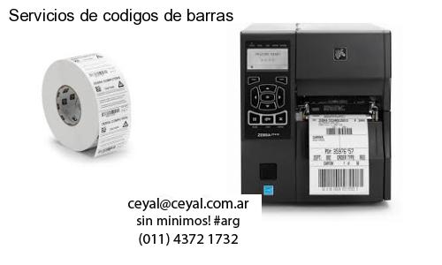 Servicios de codigos de barras