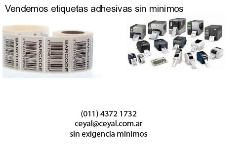 Vendemos etiquetas adhesivas sin minimos