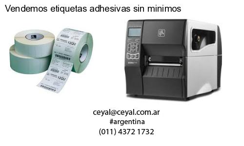 Vendemos etiquetas adhesivas sin minimos