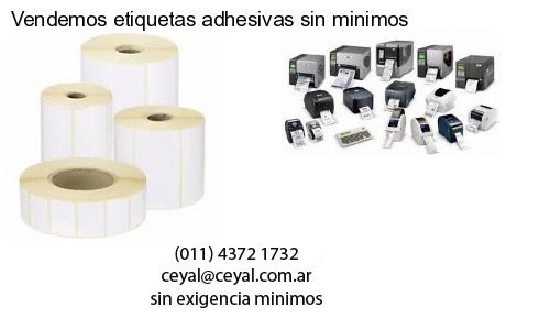 Vendemos etiquetas adhesivas sin minimos