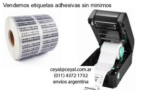 Vendemos etiquetas adhesivas sin minimos