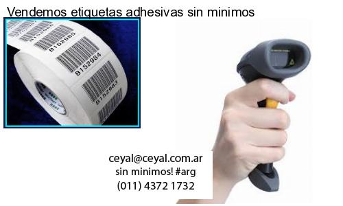 Vendemos etiquetas adhesivas sin minimos