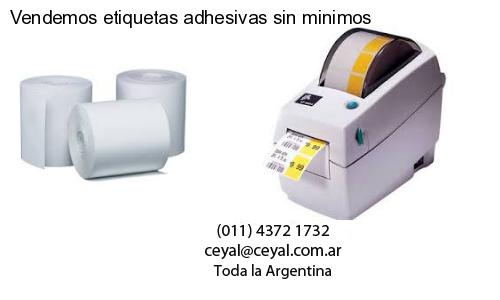 Vendemos etiquetas adhesivas sin minimos