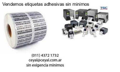 Vendemos etiquetas adhesivas sin minimos