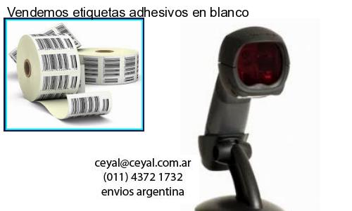 Vendemos etiquetas adhesivos en blanco