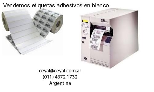 Vendemos etiquetas adhesivos en blanco