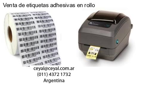 Venta de etiquetas adhesivas en rollo
