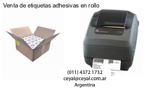 Venta de etiquetas adhesivas en rollo