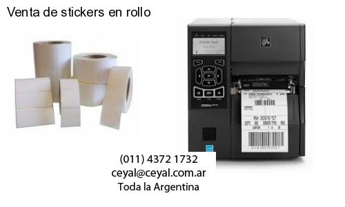 Venta de stickers en rollo