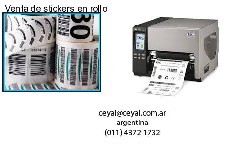 Venta de stickers en rollo