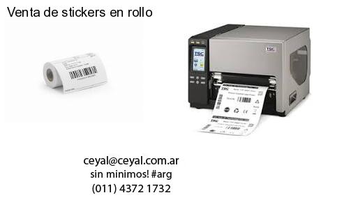 Venta de stickers en rollo