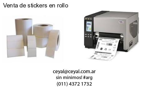 Venta de stickers en rollo