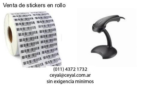 Venta de stickers en rollo