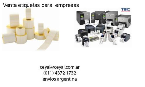 Venta etiquetas para  empresas