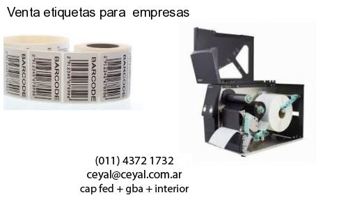 Venta etiquetas para  empresas