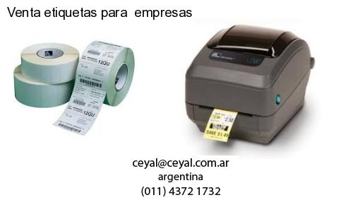 Venta etiquetas para  empresas
