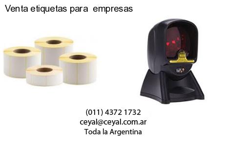 Venta etiquetas para  empresas