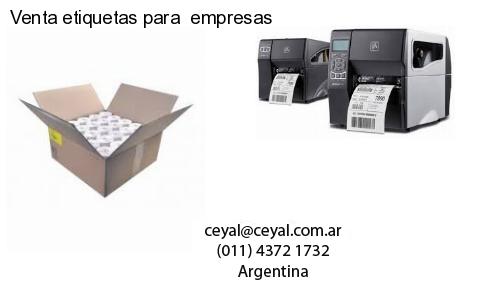 Venta etiquetas para  empresas