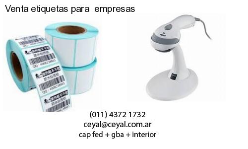 Venta etiquetas para  empresas