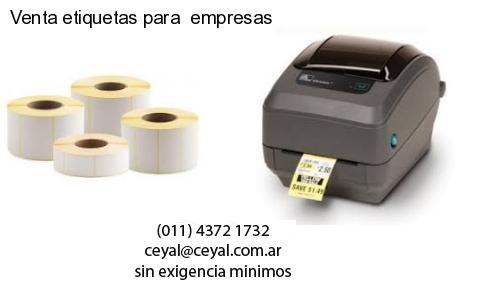 Venta etiquetas para  empresas