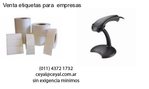 Venta etiquetas para  empresas