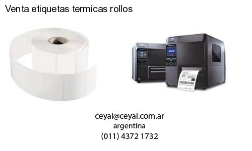 Venta etiquetas termicas rollos