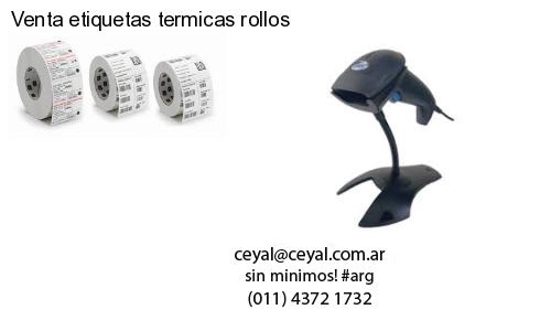 Venta etiquetas termicas rollos