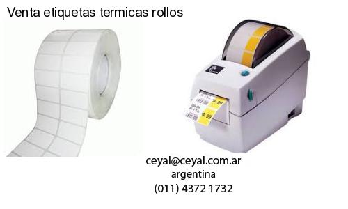 Venta etiquetas termicas rollos