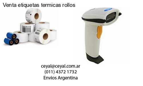 Venta etiquetas termicas rollos