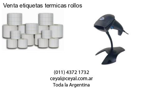 Venta etiquetas termicas rollos