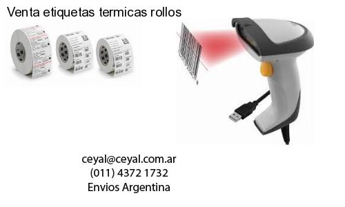 Venta etiquetas termicas rollos