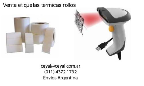 Venta etiquetas termicas rollos