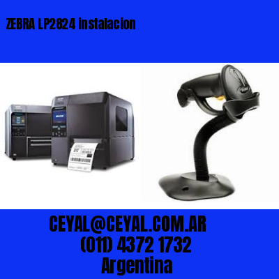 ZEBRA LP2824 instalacion