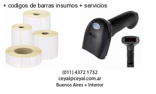   codigos de barras insumos   servicios