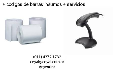   codigos de barras insumos   servicios