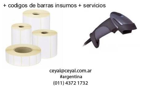   codigos de barras insumos   servicios