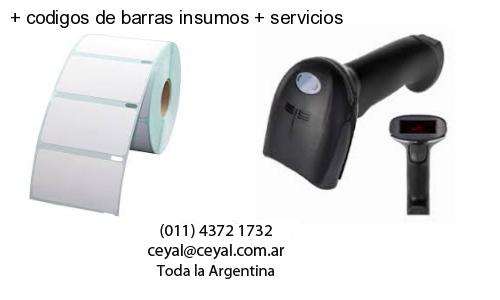 codigos de barras insumos servicios