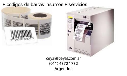   codigos de barras insumos   servicios